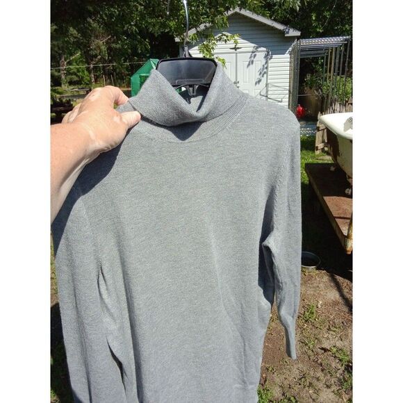 Torrid Everyday Soft Pullover Turtleneck Sweater 1X Gray Long Sleeve #40895216 - Picture 7 of 9